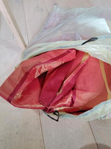 Gordijnen rood 2 stuks 1 paar