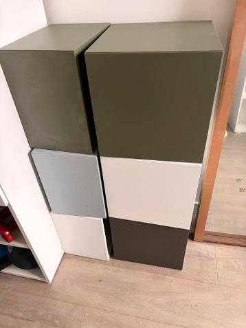 6 Eket kasten, 3 diep en 3 ondiep - gratis af te halen