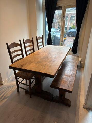 Massief Eiken Tafel - 180x80 cm