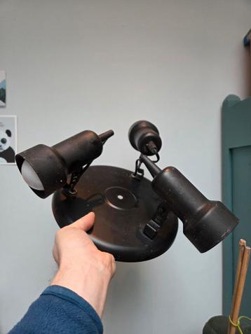 Metalen Plafondlamp met spots
