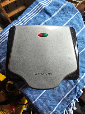 Beschadigde plaat! Watshome Tosti-apparaat / Grill