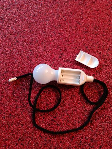 Leuke lamp op batterijen met koord