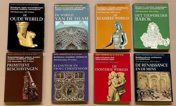 10 stuks kunstboeken van diverse culturen in de wereld.