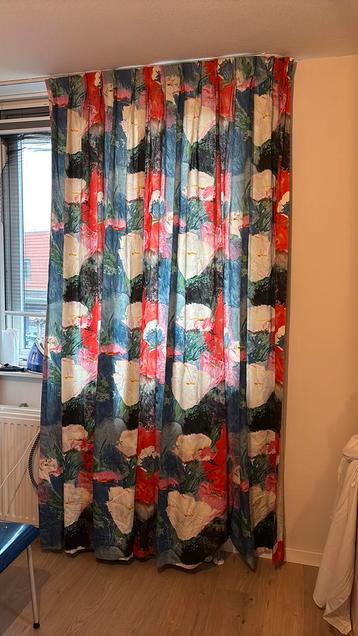 Jaren 80 gordijnen 250 cm breed