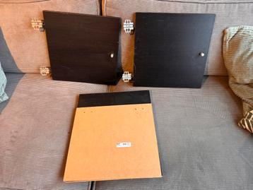 2x IKEA Kallax kastdeurtje zwart gratis