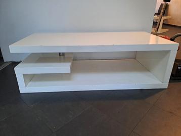 Witte Salontafel 120x60 - Beschadigd - Gratis!