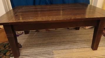 Mooie houten salontafel