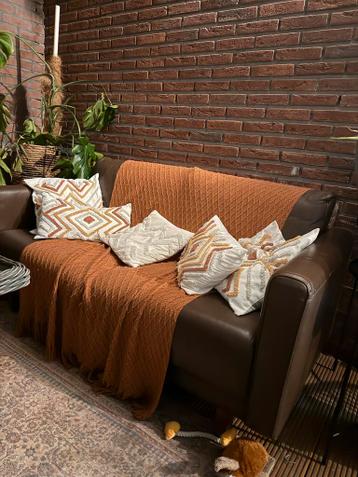 Metz Montel Lederen Bankstel: Tweezitter & Driezitter