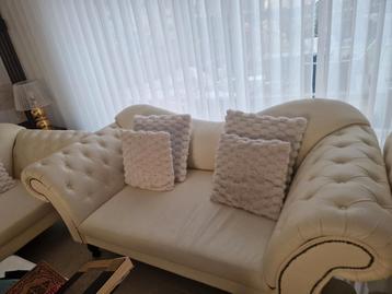 GRATIS en Gelijk ophalen ,Stijlvolle Crème Bank -