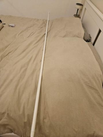 Gordijnrail met houders - compleet