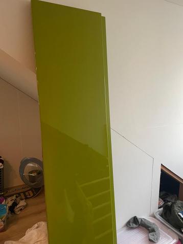 Ikea pax deuren (236cm hoog) groen hoogglans GRATIS