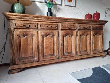 Zware Massief Eiken Dressoir