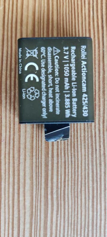 Accu's actioncam Rollei