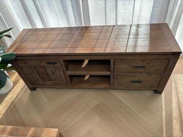 Gratis TV Meubel Mondial - Acacia hout - De Bommel Meubelen