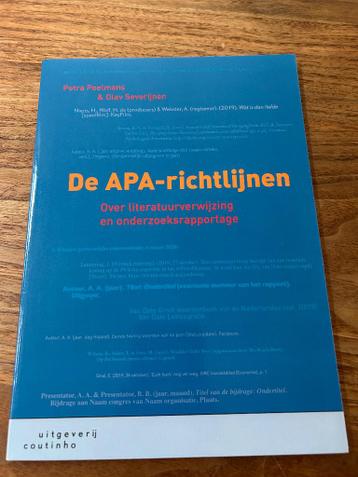 De APA-richtlijnen, studiebiek