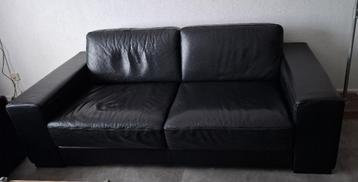 Natuzzi leren bank 2,5 zits (nieuwstaat)