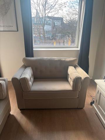 Twee comfortabele loveseats - 1.30m breed