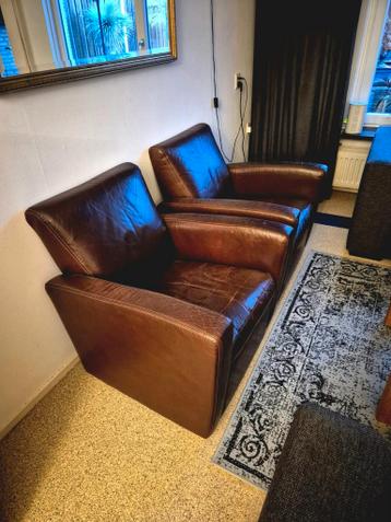 Gratis leren fauteuil - 1 stuk