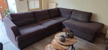 Mooie Hoekbank (gemêleerde stof)