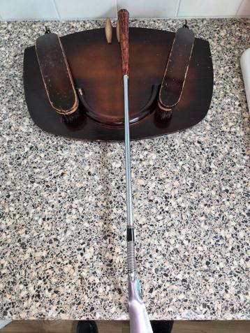 Vintage Schoenpoets Set met Borstels en Schoenlepel