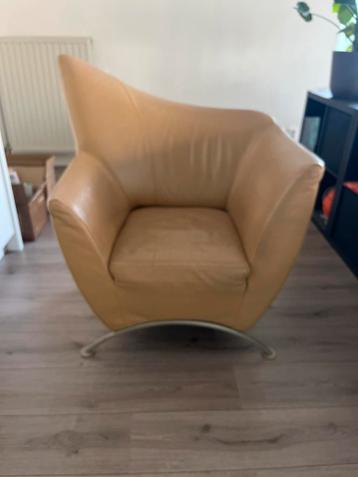Stijlvolle lederen fauteuil