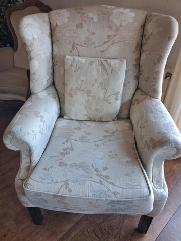 Robuuste fauteuil met rustig motief