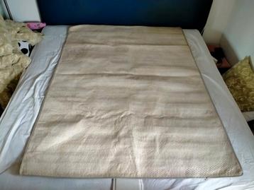 Tweepersoons matras onderlegger jute/vilt