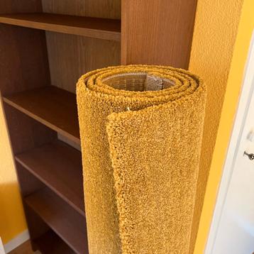 Geel Langsted IKEA vloerkleed 133x195 cm gebruikt