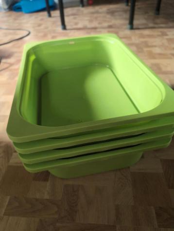 Groene IKEA bakjes - set van 4