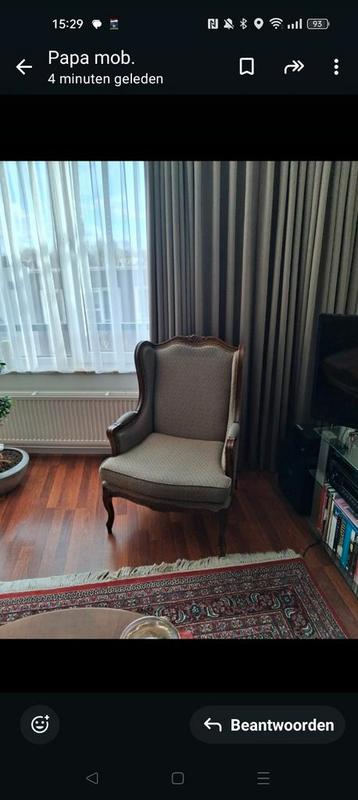 Klassieke stoel - vintage inrichting