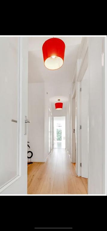 Rode Plafon Lampen (3 stuks) - Gratis Afhalen!