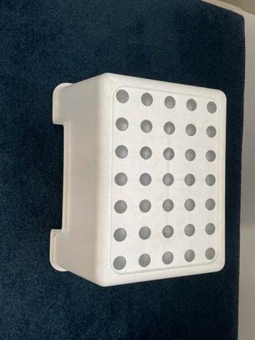 Witte kunststof opstap kruk IKEA