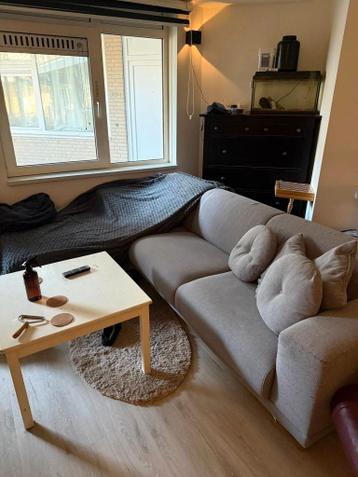 Grijze hoekbank - Gratis af te halen