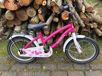 Leuke roze kinderfiets - Corvino