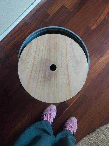 Houten bijzettafel - Rond model