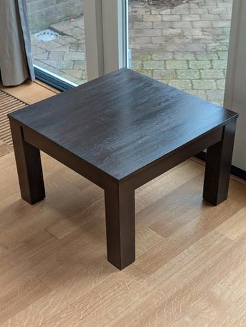 Bijzettafel donker hout (wengé), gratis ophalen