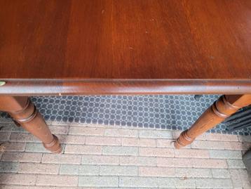 eikenhouten eetkamertafel