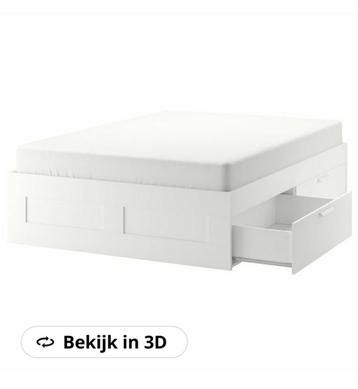 Gratis Brimnes IKEA bed met opberglades