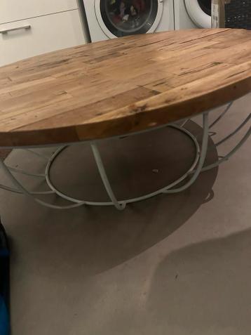 Ronde salontafel - diameter 100cm, hoogte 34cm