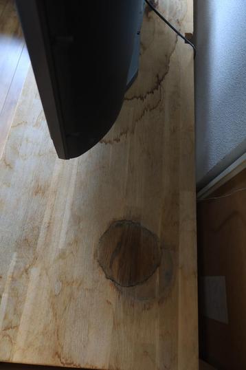 Tv-meubel massief hout met deurtjes