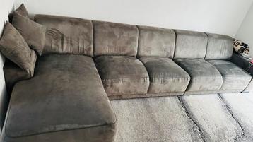 Grote L-vormige Hoekbank – 400 x 160 – Speciale Stof