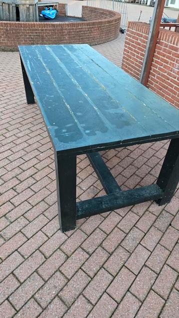 Massief Eiken Houten Tafel - 240x98 cm