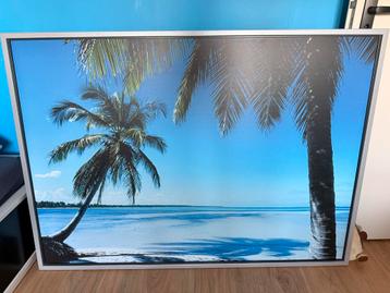 IKEA FOTO Schilderij 140x100 cm - Strand met Palmen
