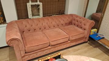 Roze 3zits bank
