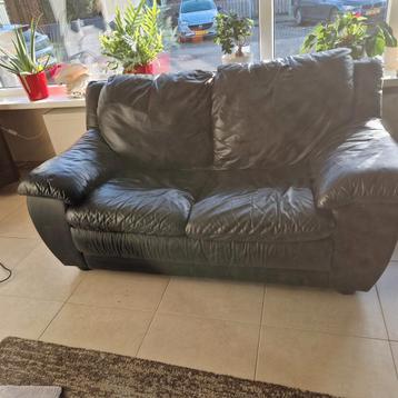 2 persoons rundleder bank