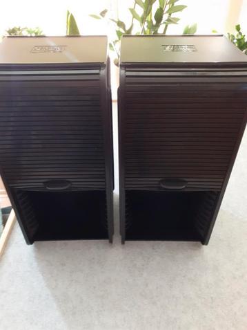 2 Zwarte CD/DVD Opbergboxen - Gratis Afhalen!