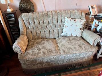 Bank met 2 stoelen, klassieke stijl