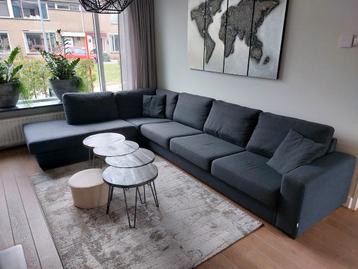 Royale antraciete hoekbank