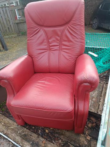 Sta op stoel, donkerrood