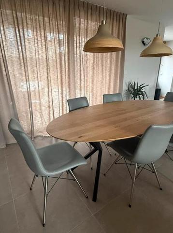 6 zes Xooon Ambra Eettafelstoellen Mint Kunstleer gratis